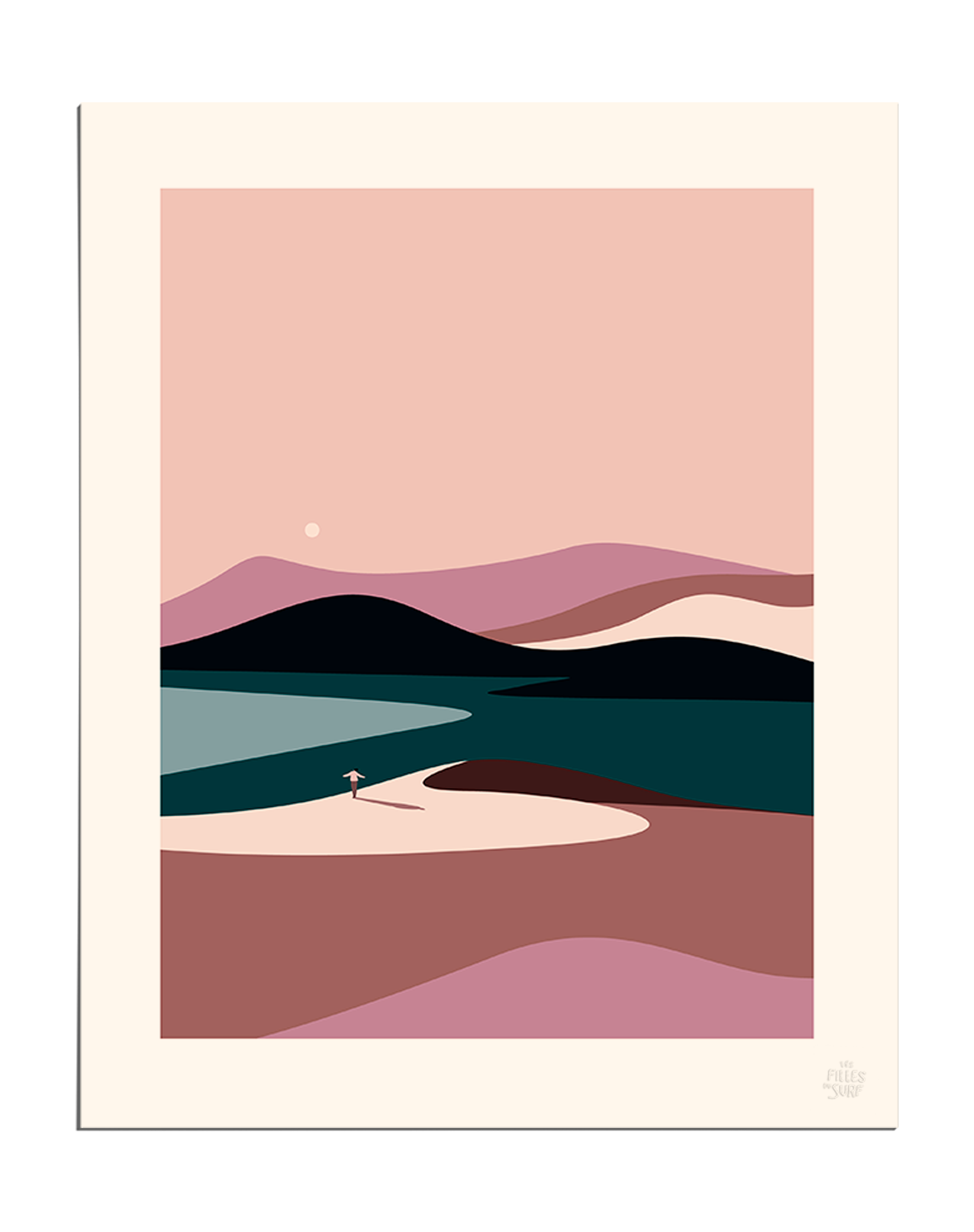 Affiches coucher de soleil : achetez votre plus belle affiche de coucher de  soleil – Les Filles Du Surf, image size:1772x2241